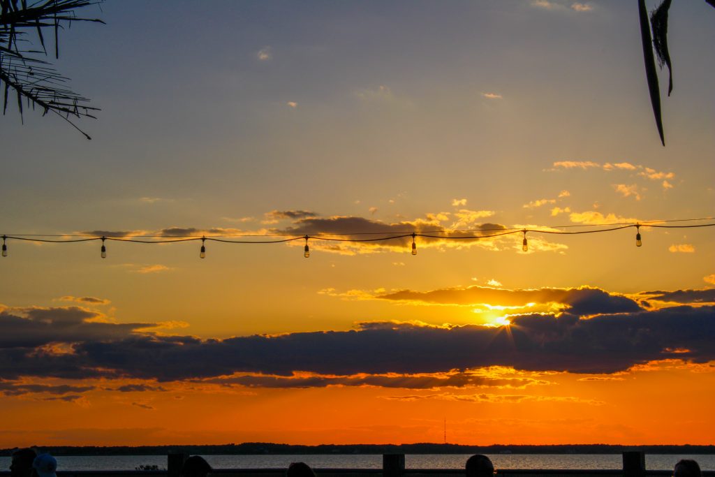 Sunset view from Ropewalk Ocean City